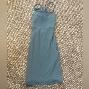 NWOT Casual Blue Sleeveless Dress